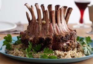 Lamb crown roast