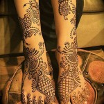 Bridal Mehndi Designs for Feet