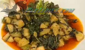 Palak Aloo Ki Bhujia