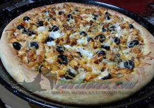chicken fajita pizza
