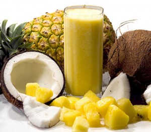 pineapple coconut smoothie