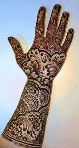 Full hand Mehndi design