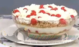Coconut Macaroons Trifle