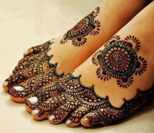 Mehndi Design for Feet