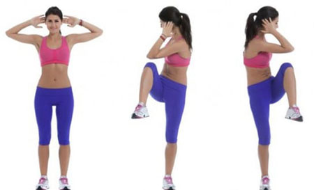 Waist line workout