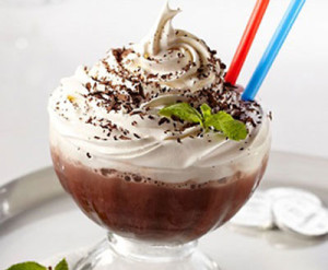 Mint Hot Chocolate Drink