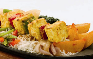 Cottage Cheese Shashlik