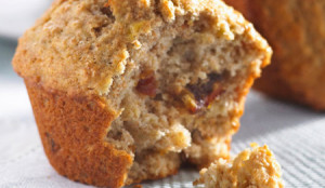low fat banana and date muffins