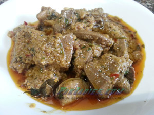 kaleji masala karahi