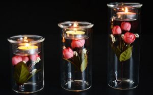 DIY Glass Candle Holder