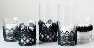 DIY Glass Candle Holder