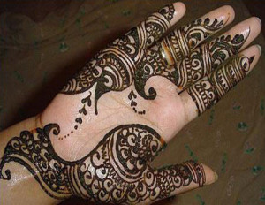 Mehndi design arabic