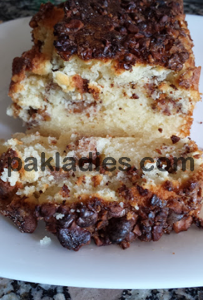 walnut coffee cake with sour cream
