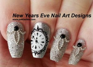 New Years Eve Nail Art Designs