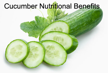 Cucumber Nutritional Benefits