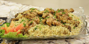 Tamarind Drumsticks with Masala Rice by Shireen Anwer