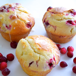 Cranberry Walnut Cream Cheese Muffins