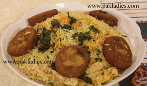 Shami Kabab Pulao