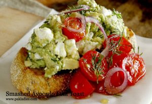 Smashed Avocado Feta Toast