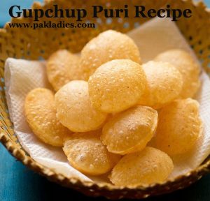Gupchup Puri Recipe