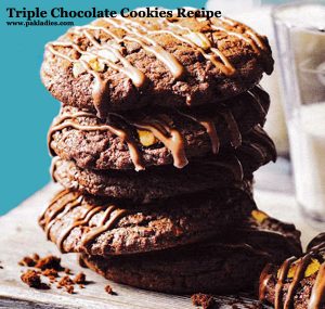 Triple Chocolate Cookies Recipe
