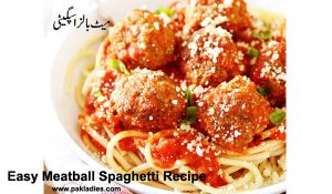 Easy Meatball Spaghetti Recipe