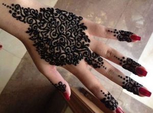 Black Mehndi Designs 2018