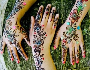 Color Mehndi Designs