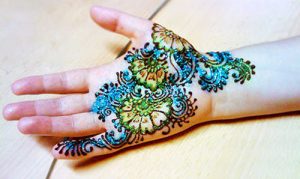 Color Mehndi Designs