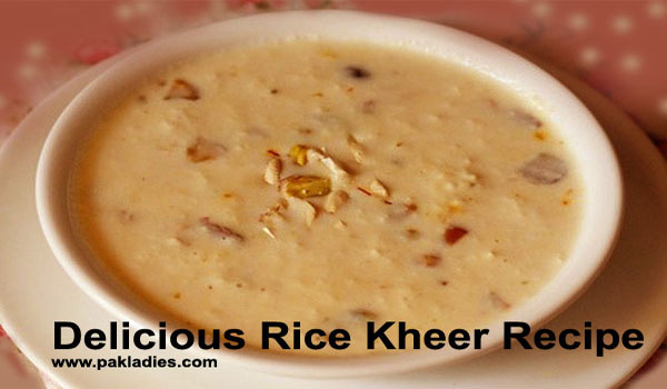 Delicious Rice Kheer Recipe