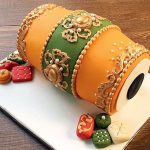 Mehndi Dholki Cake 5