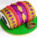 Mehndi Dholki Cake 6