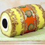 Mehndi Dholki Cake 7