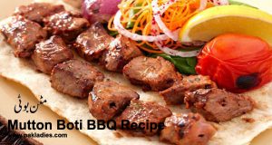 Mutton Boti BBQ Recipe