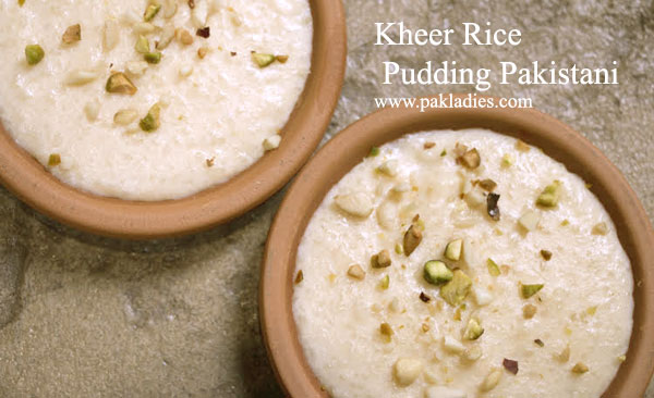 Kheer Rice Pudding Pakistani