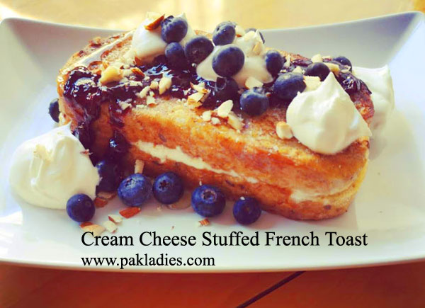 Cream Cheese Stuffed French Toast