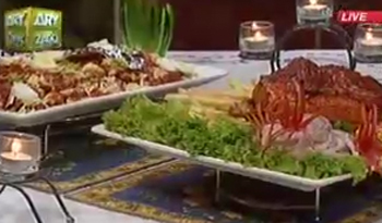 chicken and halwa