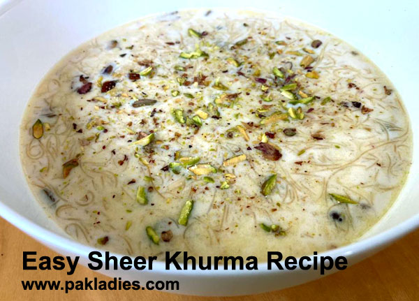 Easy Sheer Khurma Recipe