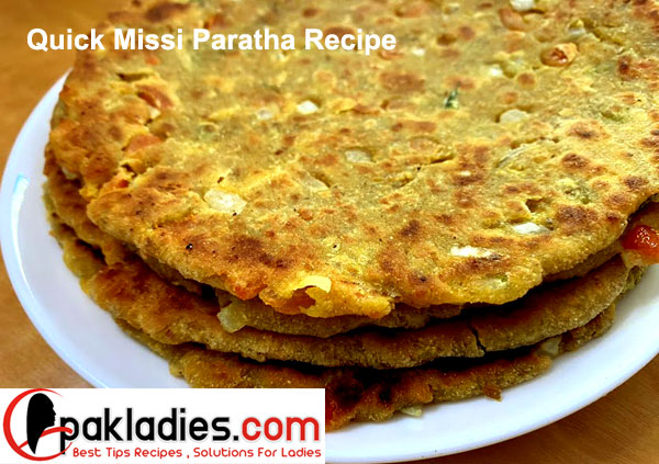 Quick Missi Paratha Recipe