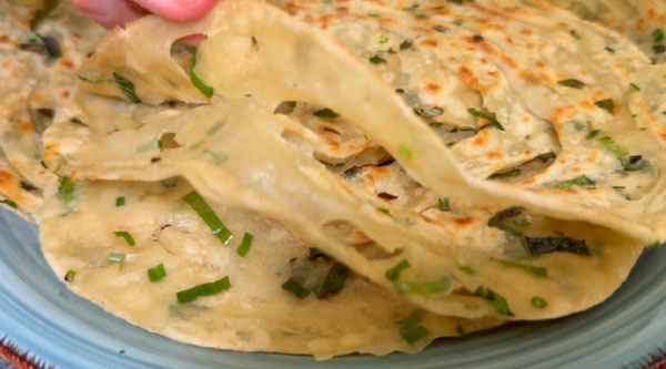 Onion Lachha Paratha