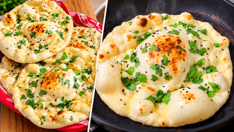 Super Soft Butter Naan on Tawa