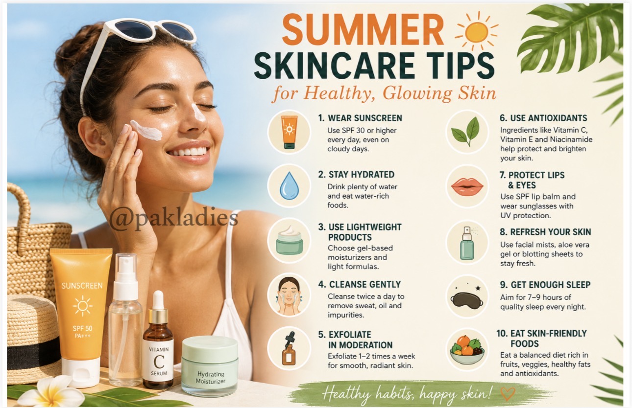 10 Summer Skincare Tips