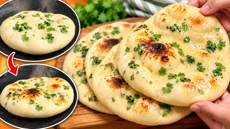 soft naan on tawa